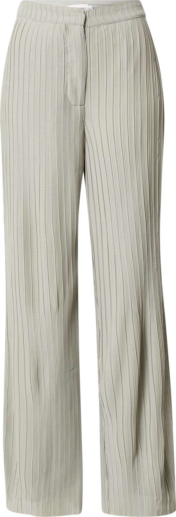 NA-KD Kalhoty pastelově zelená