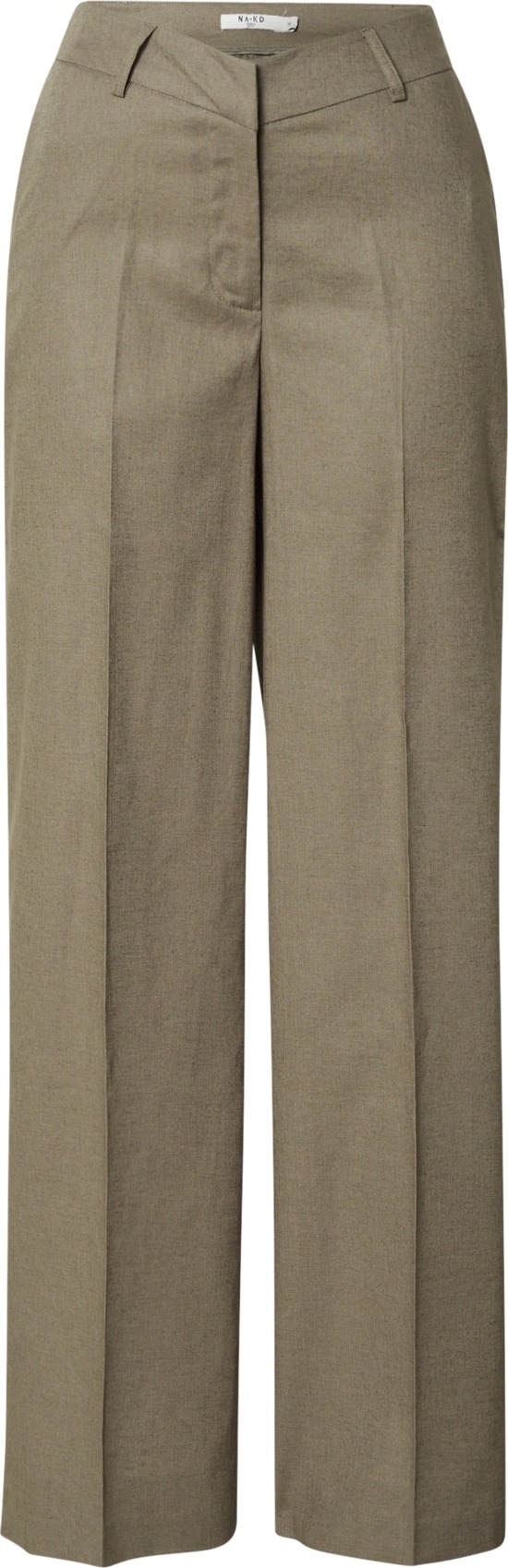 NA-KD Kalhoty s puky khaki