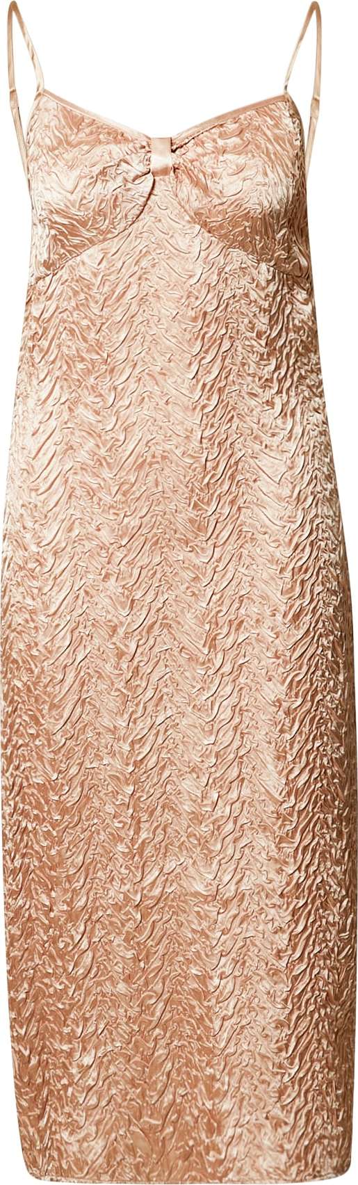 NA-KD Společenské šaty béžová