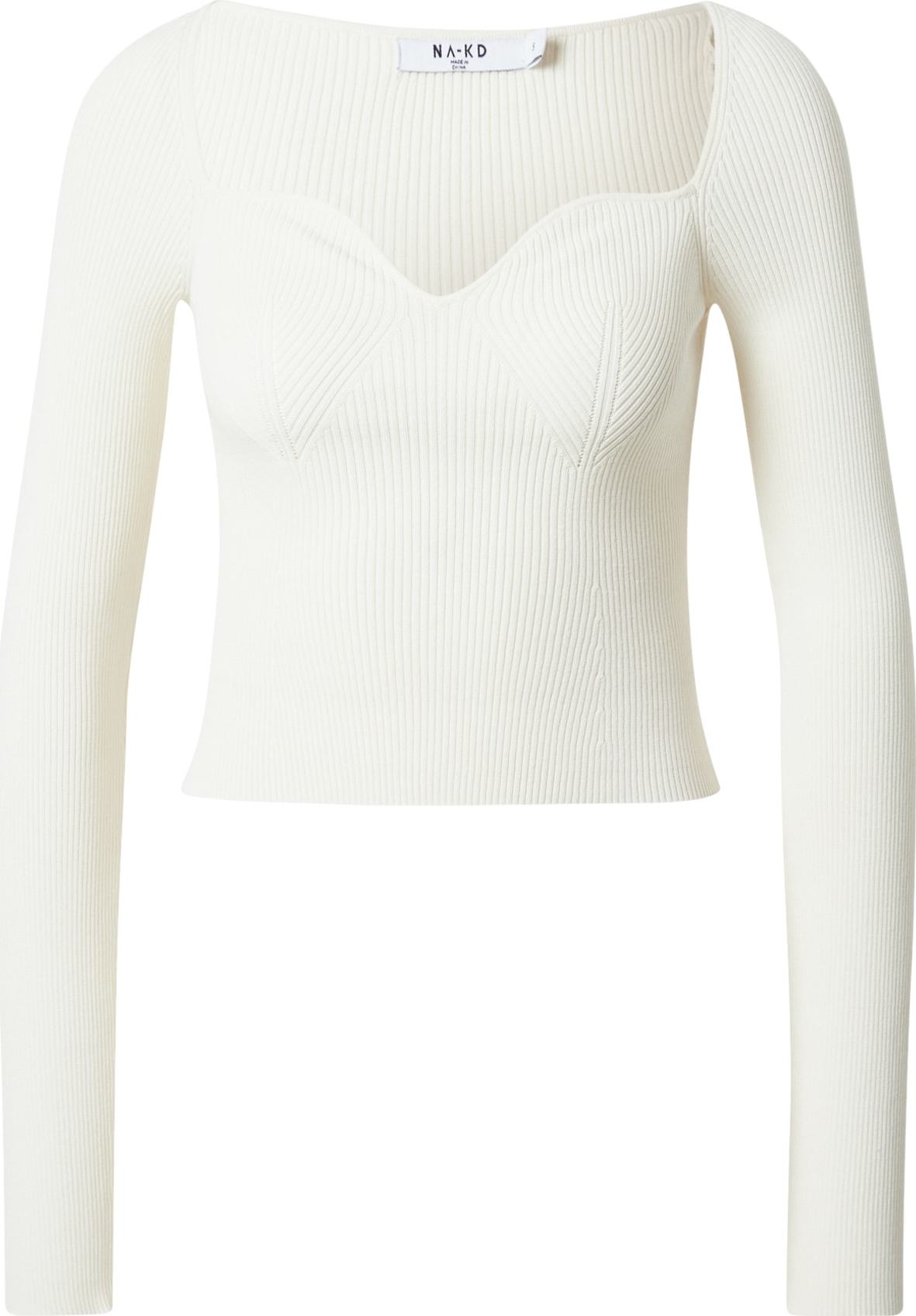 NA-KD Svetr bílá