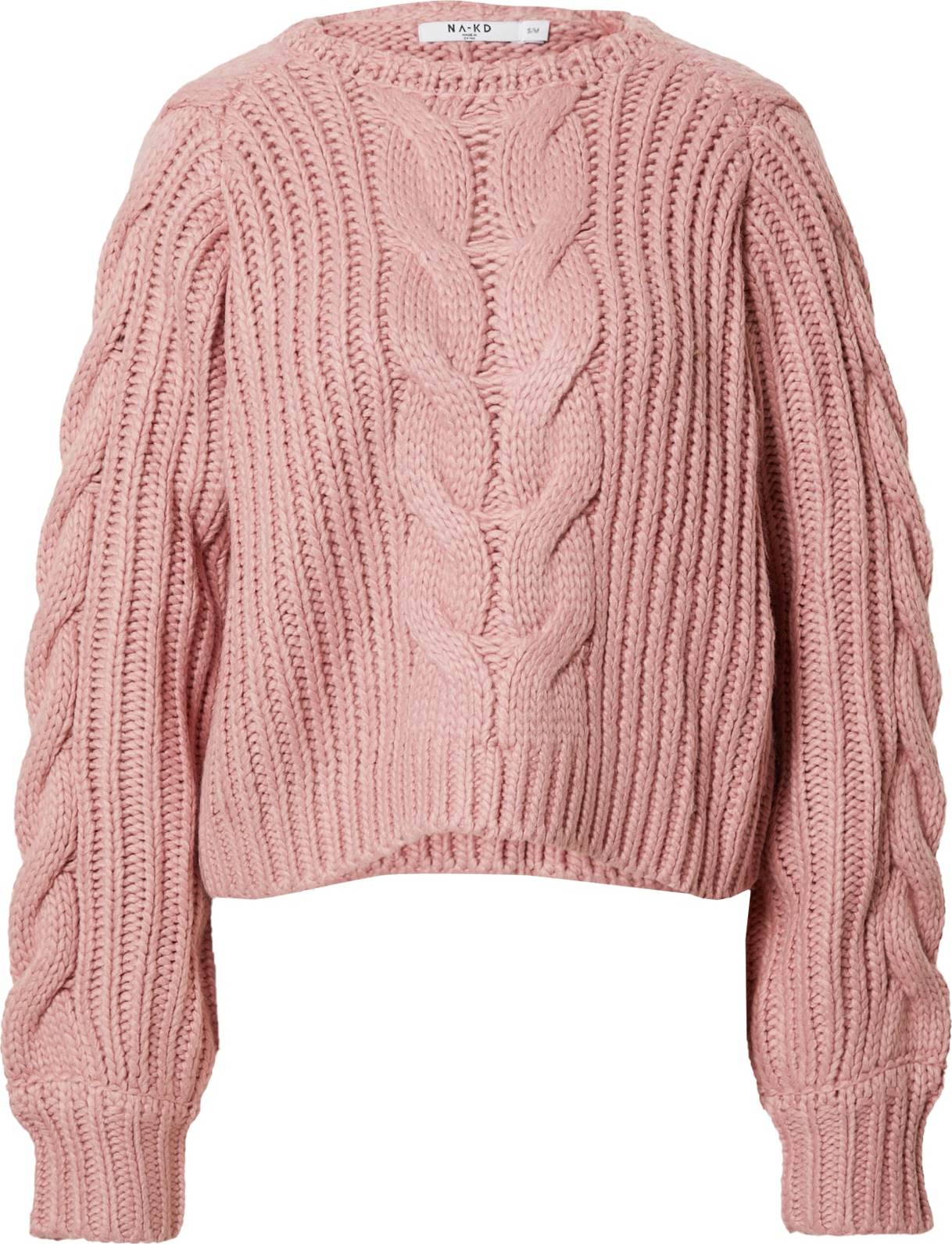 NA-KD Svetr starorůžová