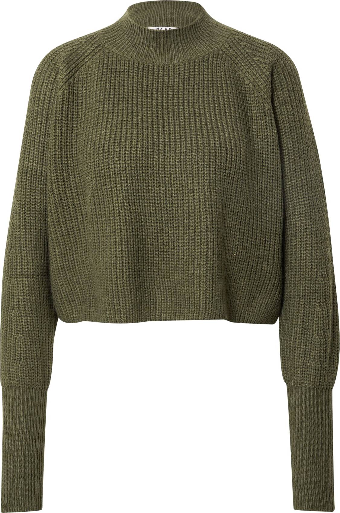 NA-KD Svetr tmavě zelená