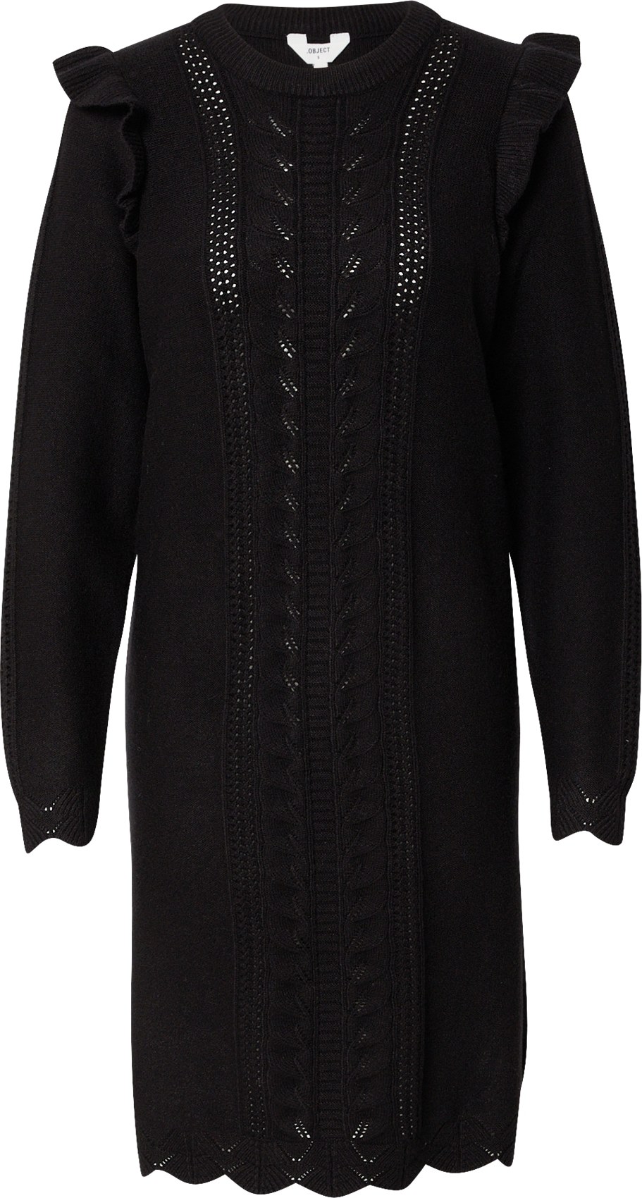 OBJECT Úpletové šaty 'Portia' černá