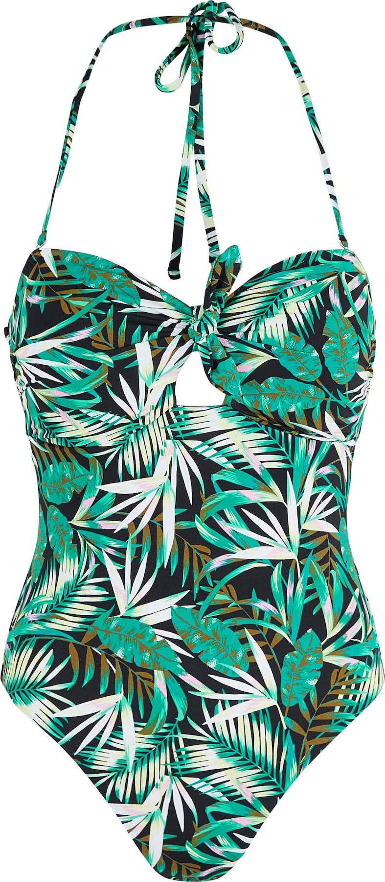 PIECES Plavky 'Viola' zelená / olivová / černá / bílá