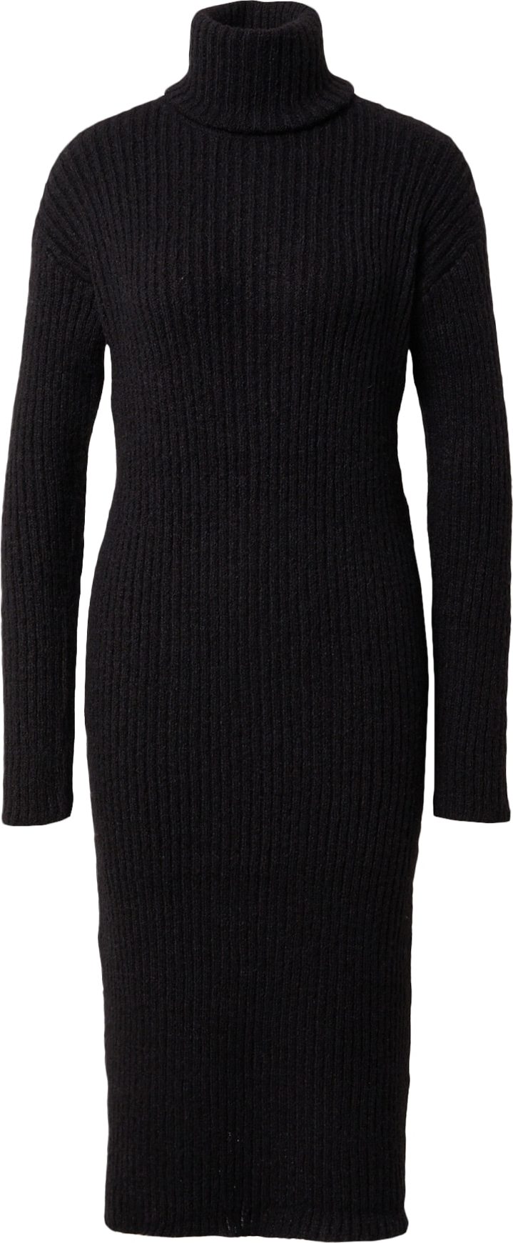 PIECES Úpletové šaty 'Lana' černá