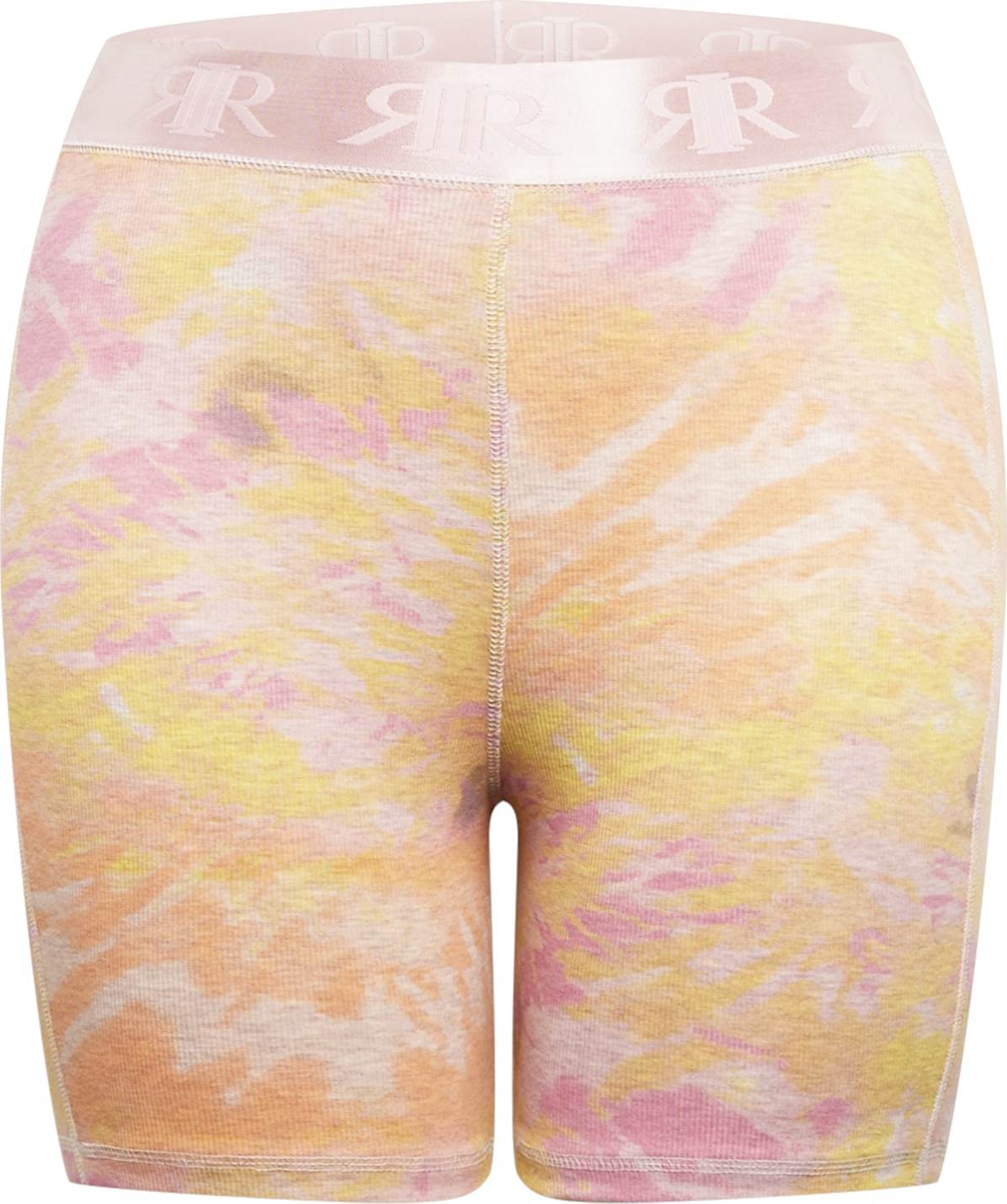 River Island Plus Kalhoty žlutá / oranžová / růžová / pudrová