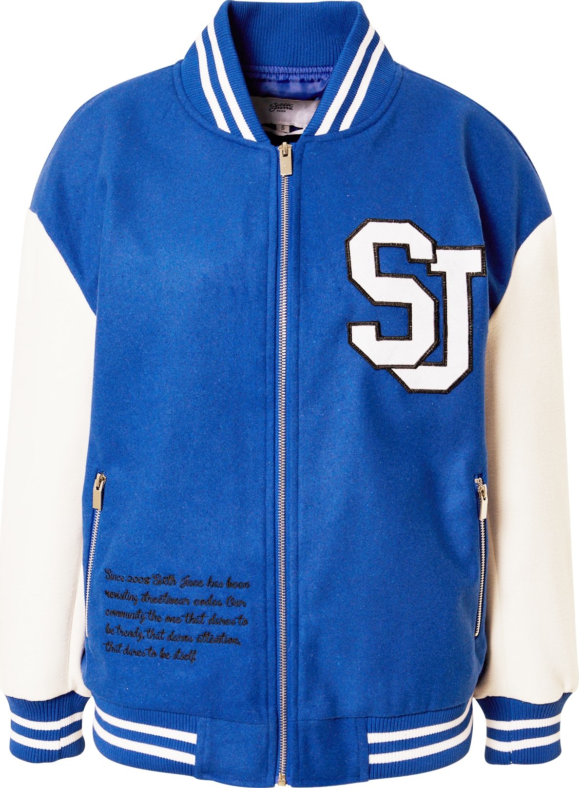 Sixth June Přechodná bunda královská modrá / černá / bílá