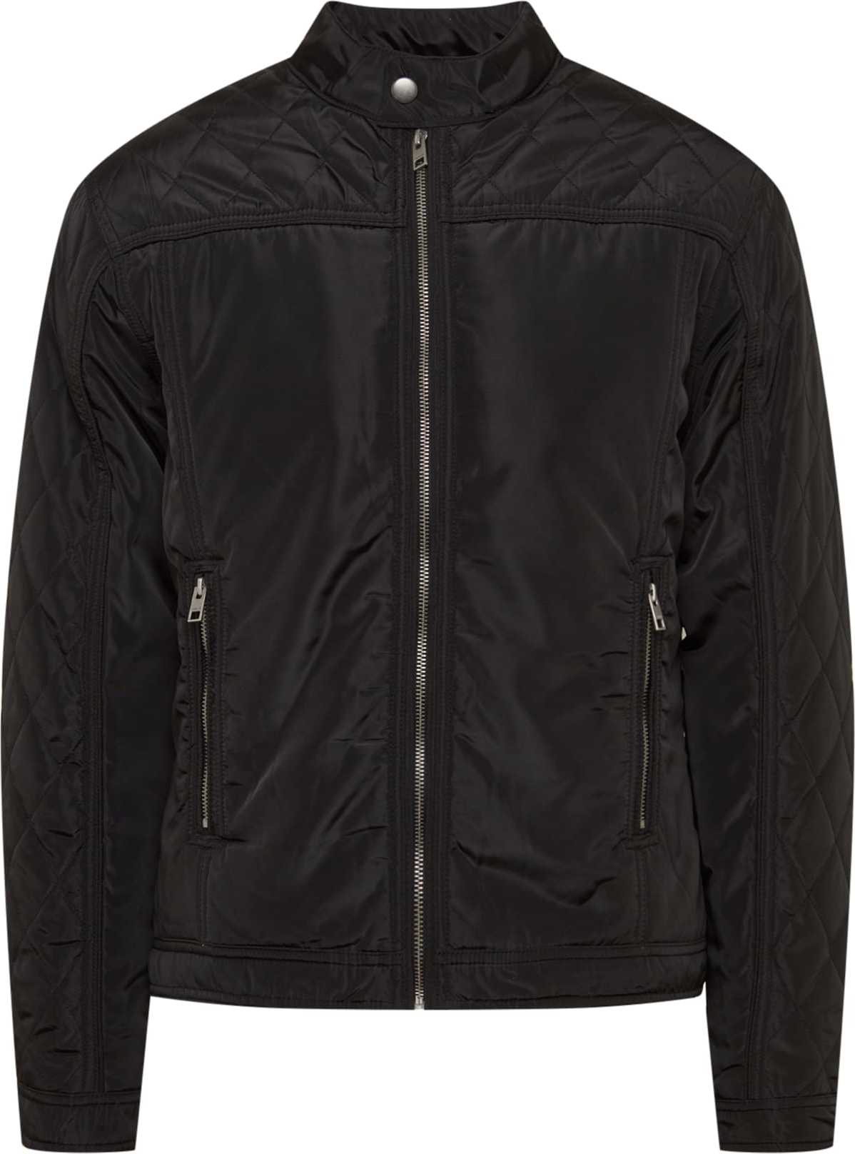 !Solid Přechodná bunda černá