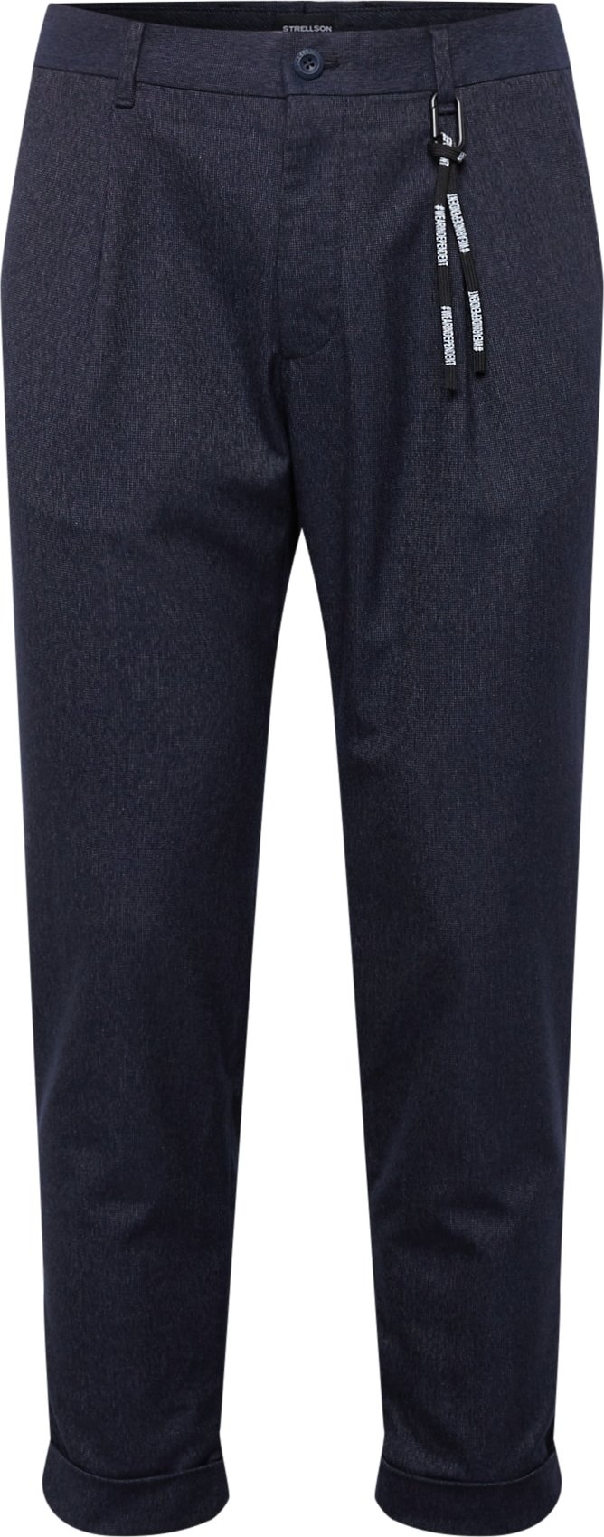 STRELLSON Kalhoty se sklady v pase 'Louis' tmavě modrá