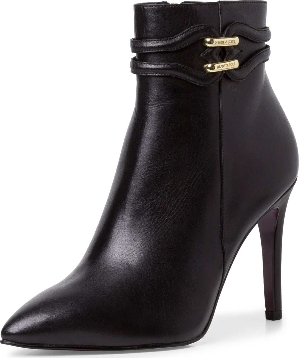 TAMARIS Nízké kozačky zlatá / černá