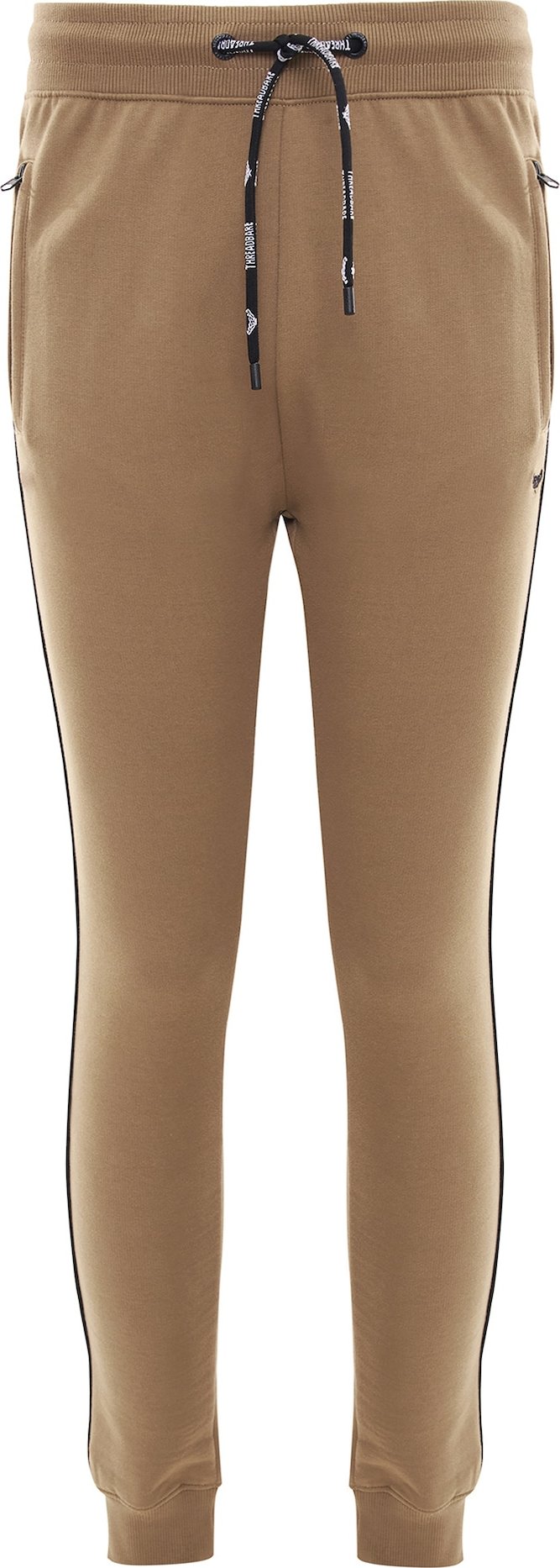 Threadbare Kalhoty 'Morris' písková / černá / bílá