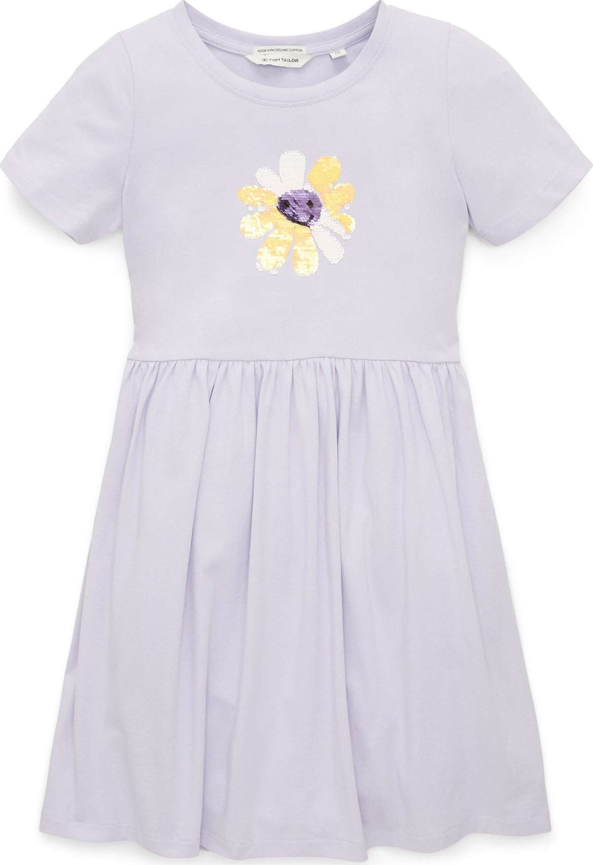 TOM TAILOR Šaty žlutá / fialová / šeříková