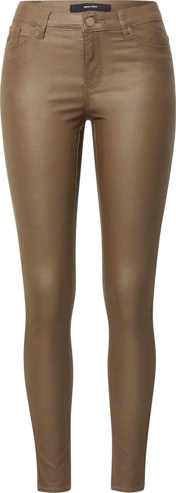 VERO MODA Kalhoty 'SEVEN' světle hnědá