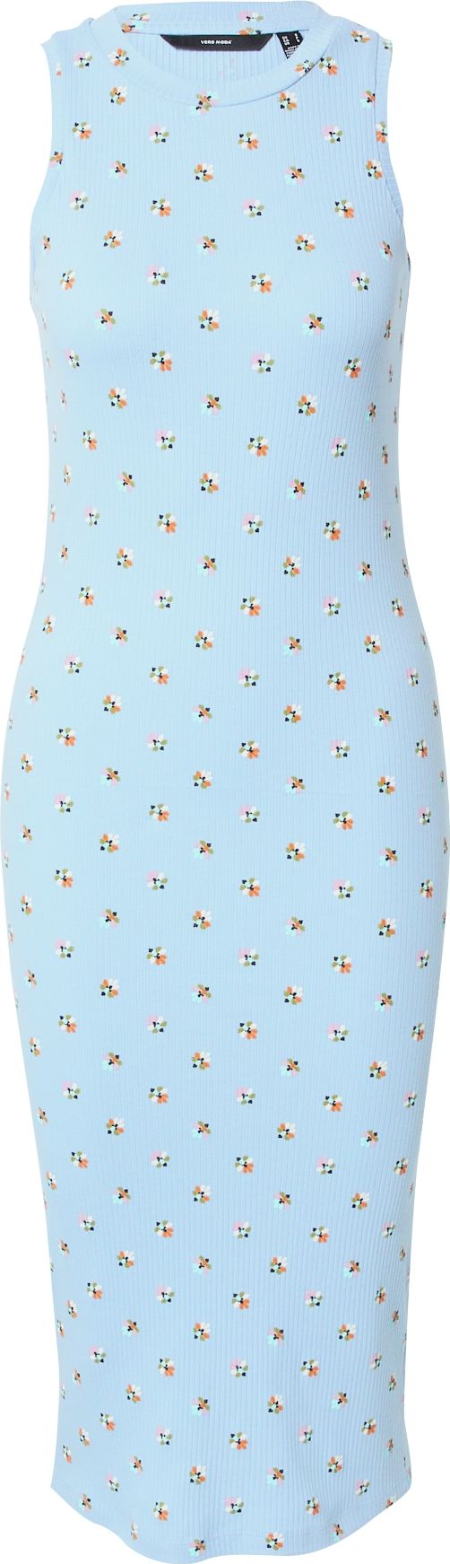 VERO MODA Šaty modrá / mix barev