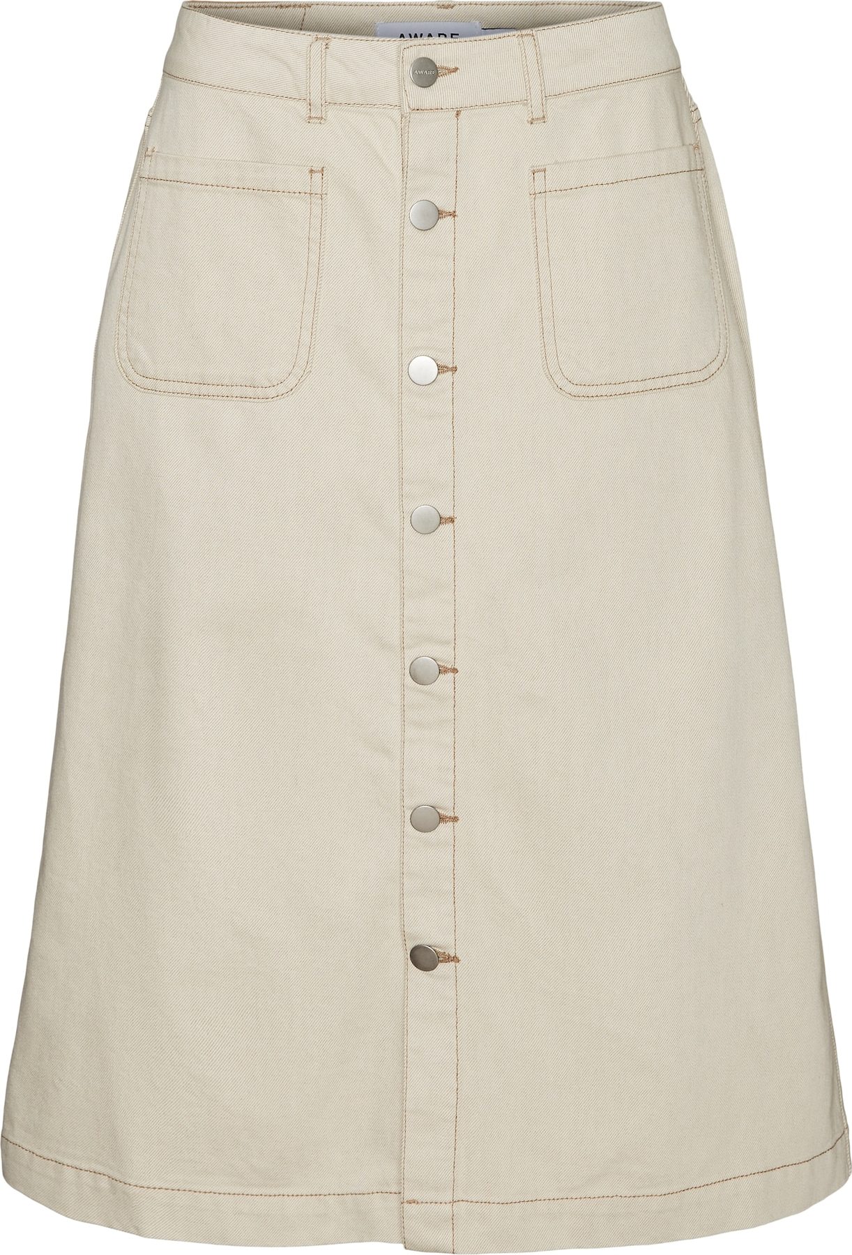 VERO MODA Sukně 'Muna' barva vaječné skořápky