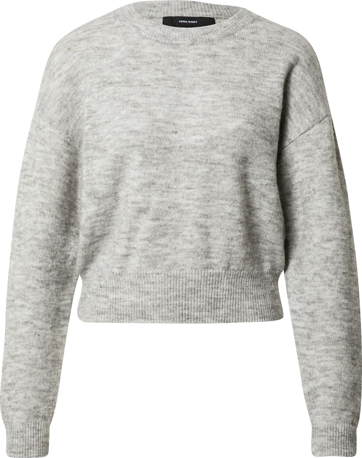 VERO MODA Svetr 'VIGGA' šedý melír