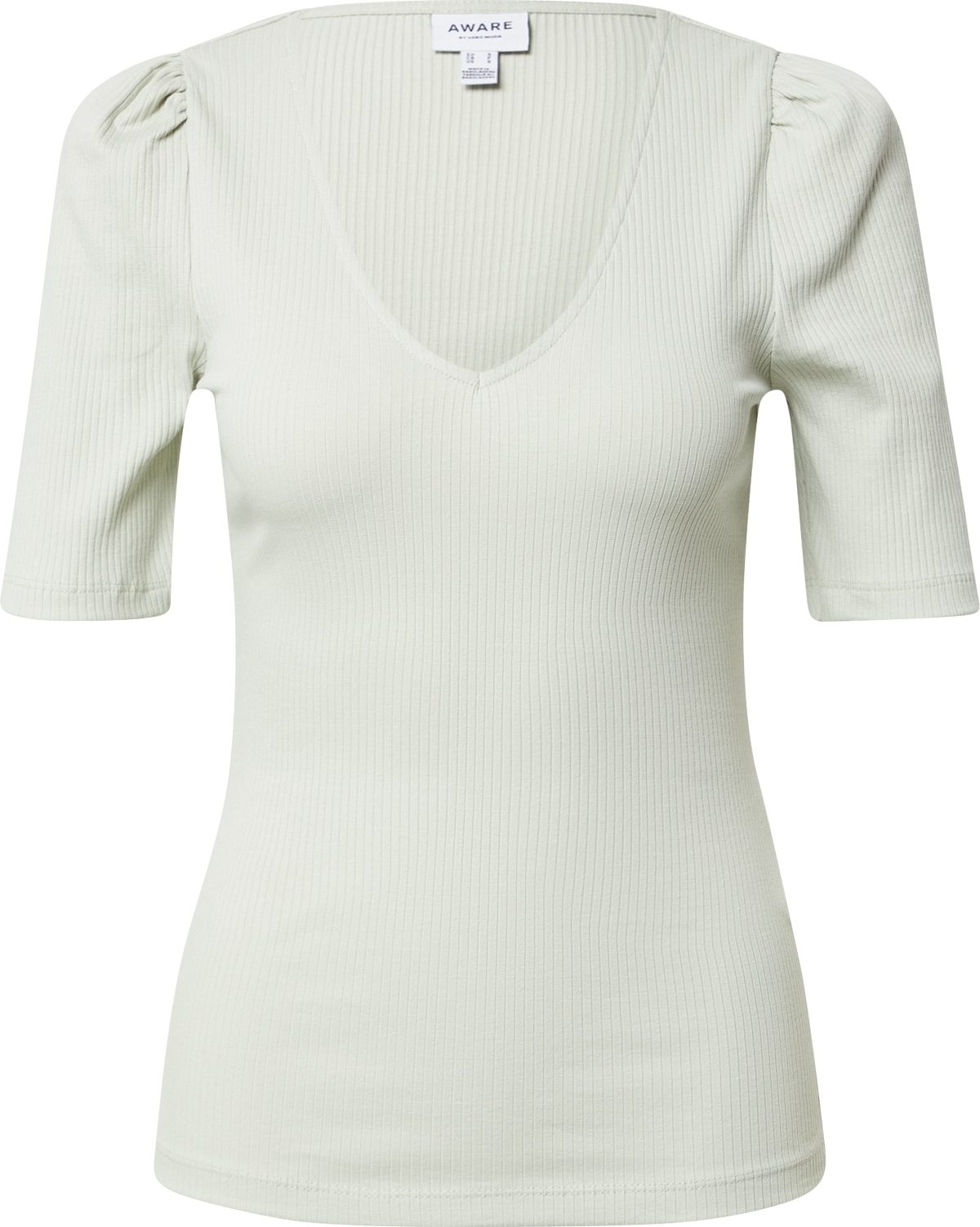 VERO MODA Tričko 'PEACE' světle šedá