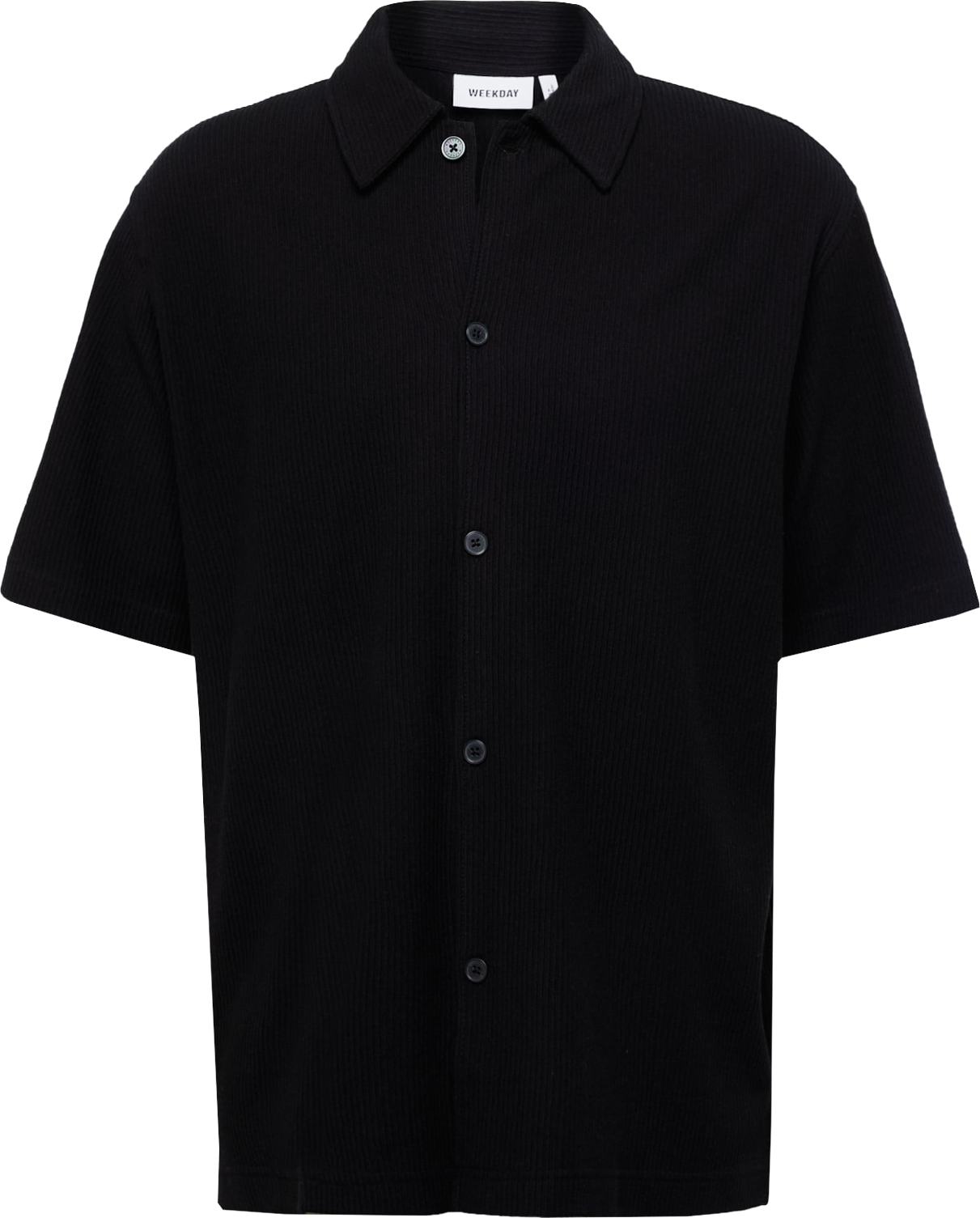 WEEKDAY Košile černá