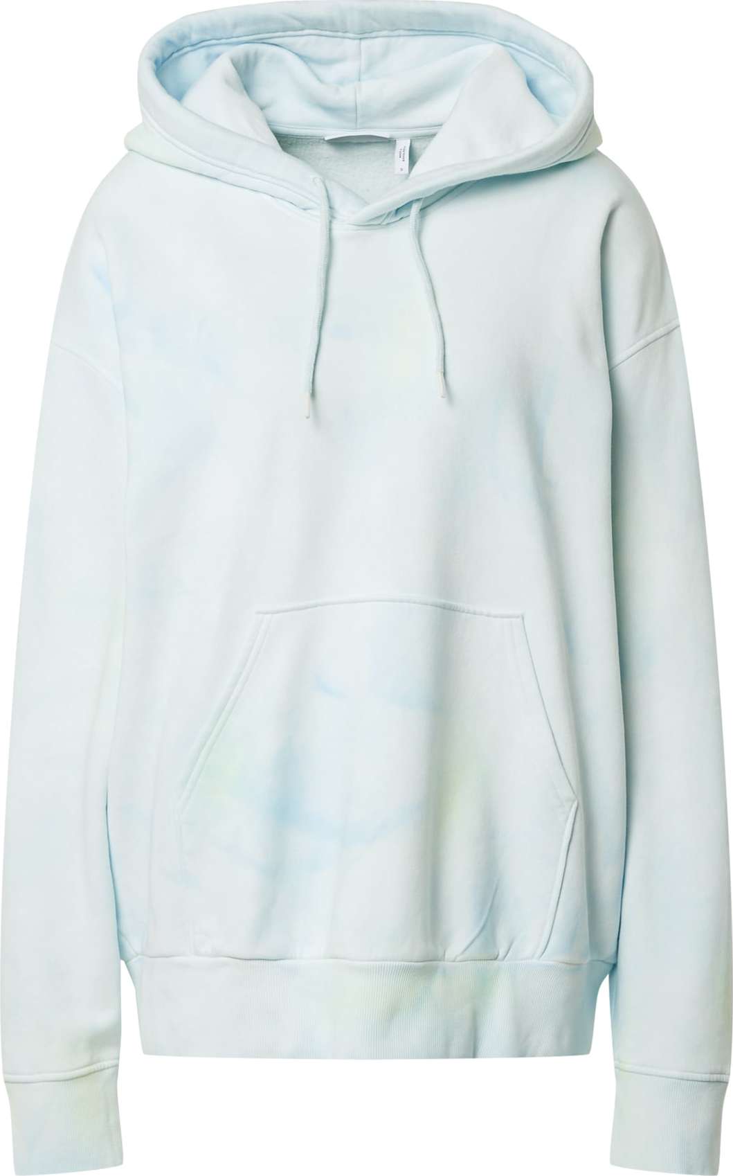 WEEKDAY Mikina 'Alisa' kouřově modrá / pastelově zelená