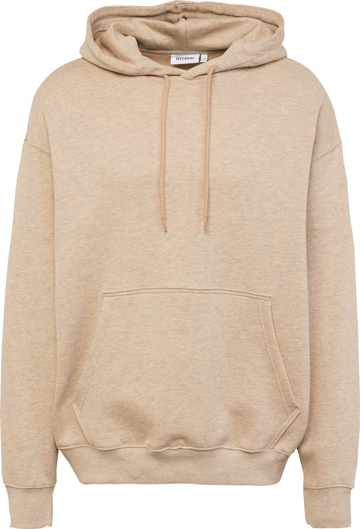 WEEKDAY Mikina pastelově oranžová