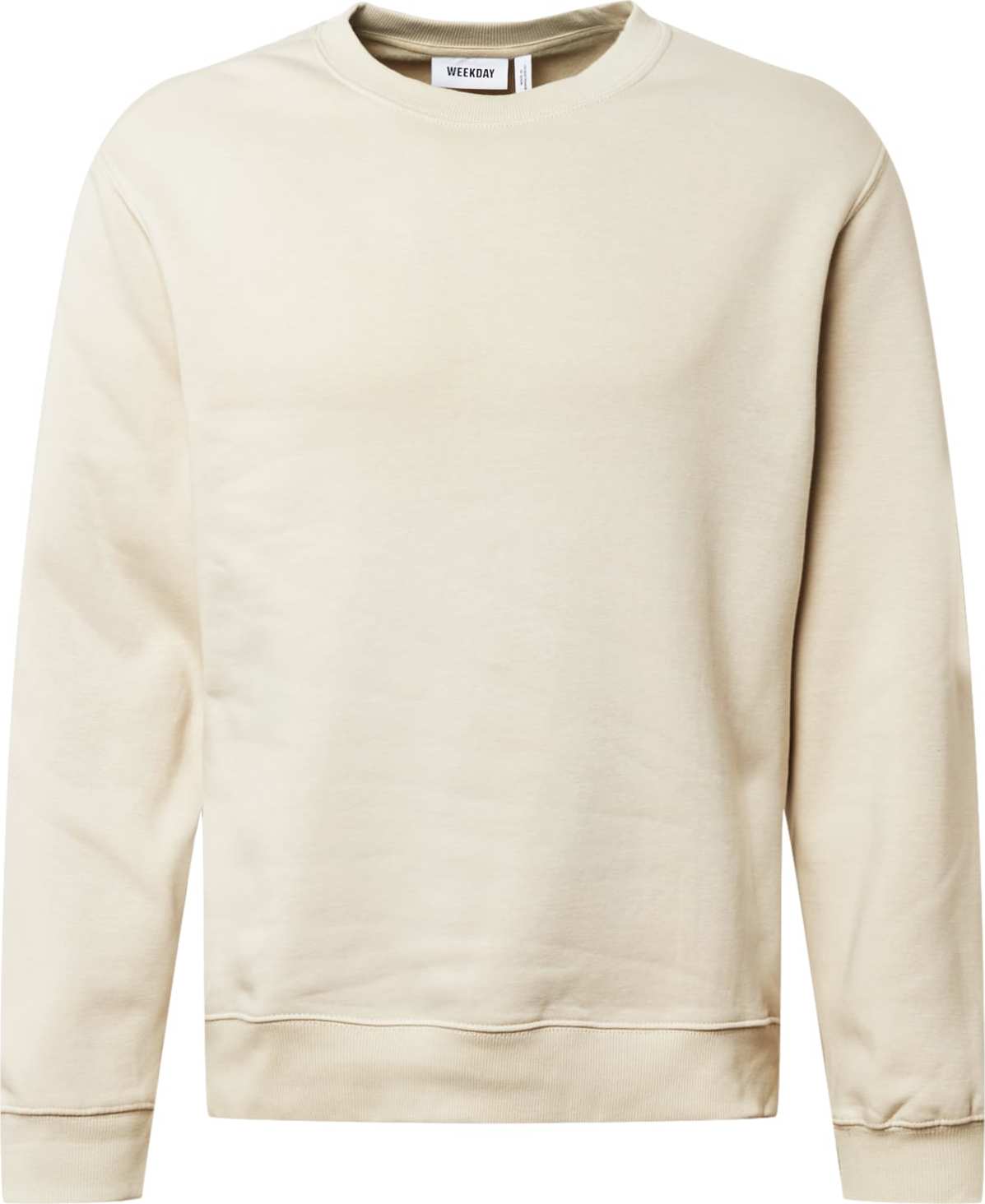 WEEKDAY Mikina světle béžová
