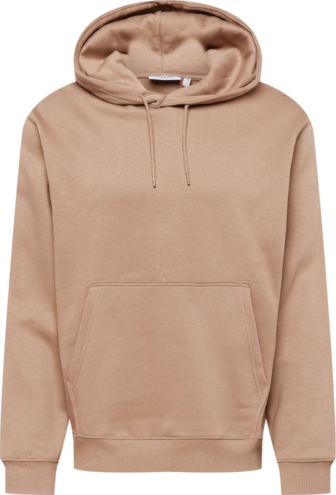 WEEKDAY Mikina světle hnědá