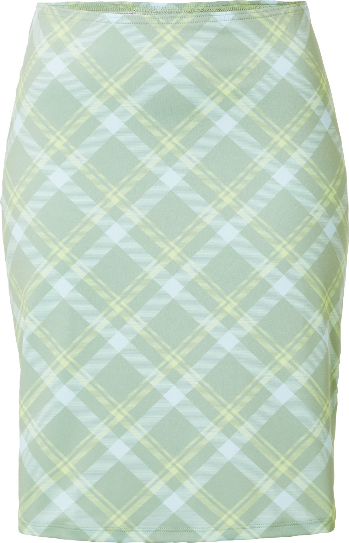 WEEKDAY Sukně pastelově žlutá / pastelově zelená / offwhite