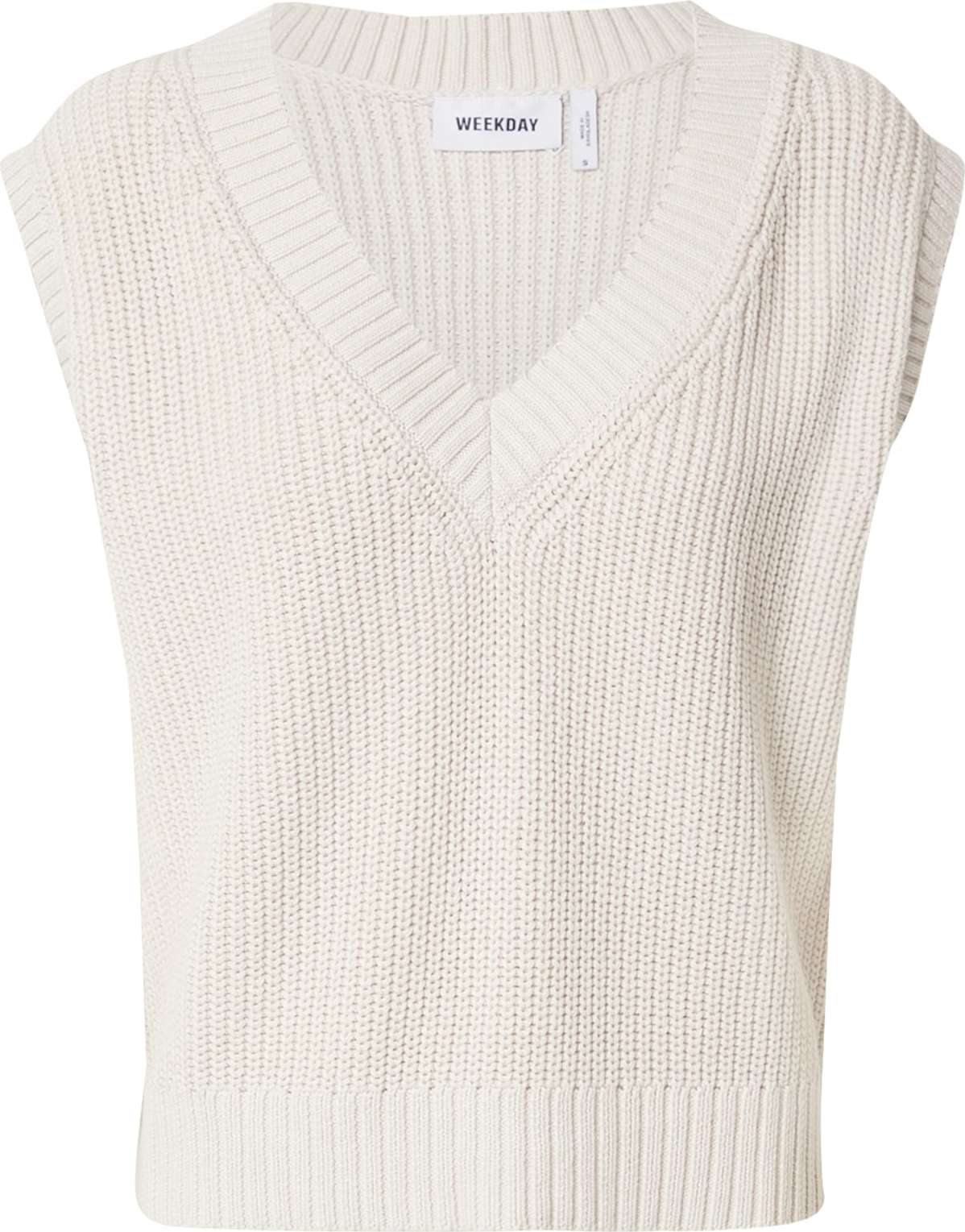 WEEKDAY Svetr 'Poppy' krémová