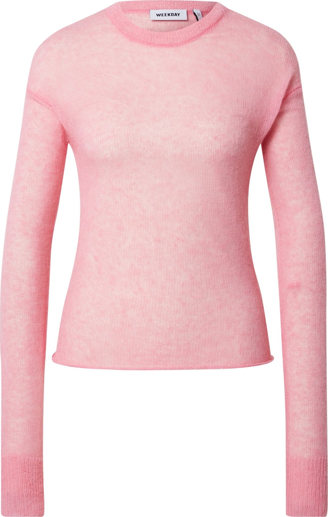 WEEKDAY Svetr 'Tuck Sheer' světle růžová