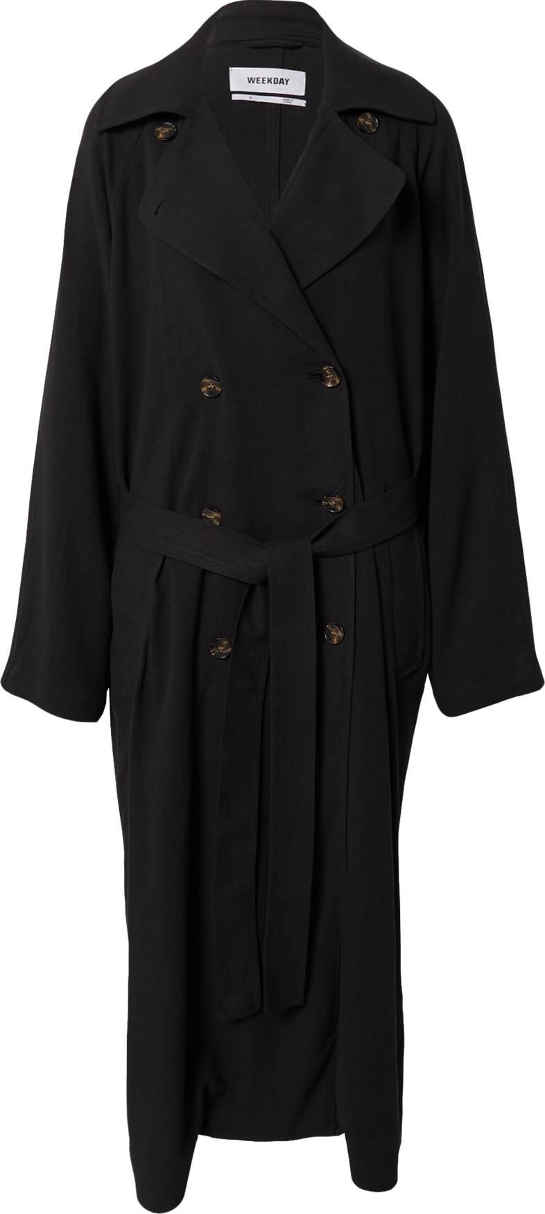 WEEKDAY Tenký kabát 'Julie' antracitová