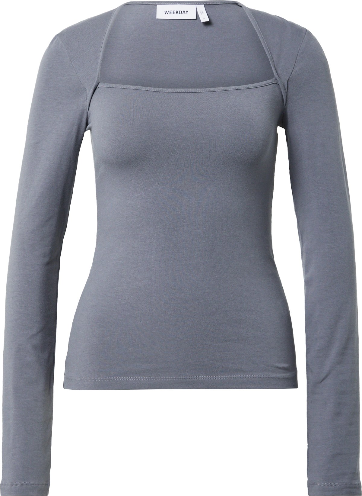 WEEKDAY Tričko 'Esti' šedá