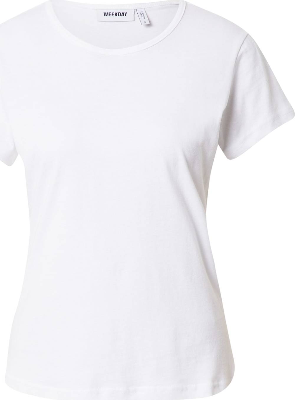 WEEKDAY Tričko 'Fave' bílá