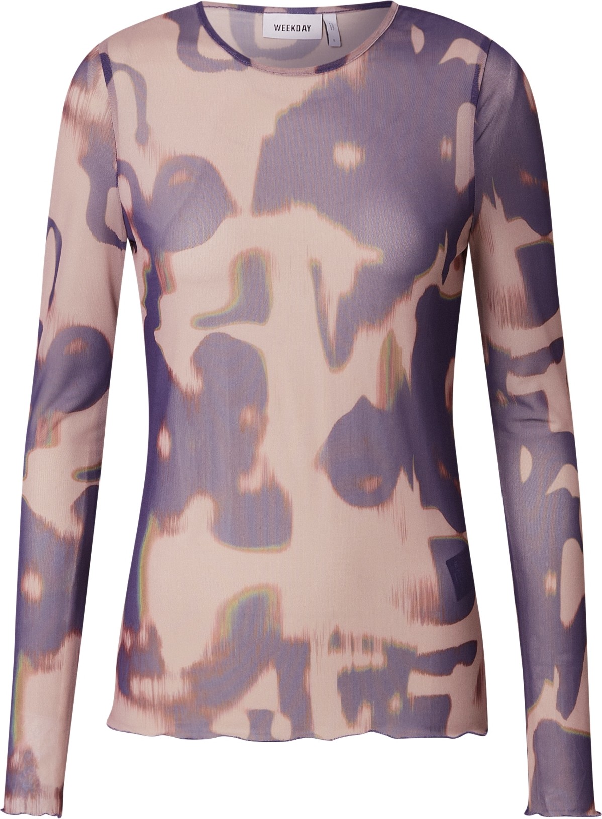 WEEKDAY Tričko fialová / růžová
