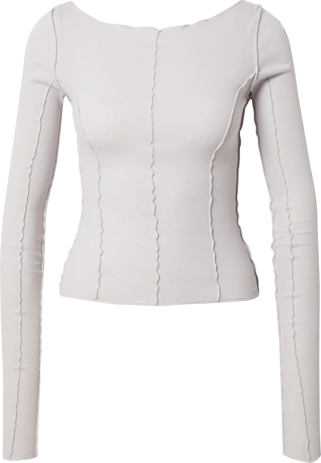 WEEKDAY Tričko světle šedá