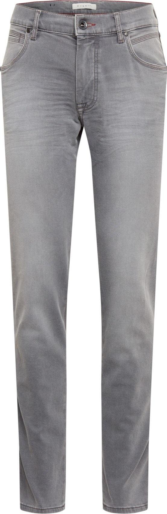 Džíny Bugatti šedá džínová / bílá
