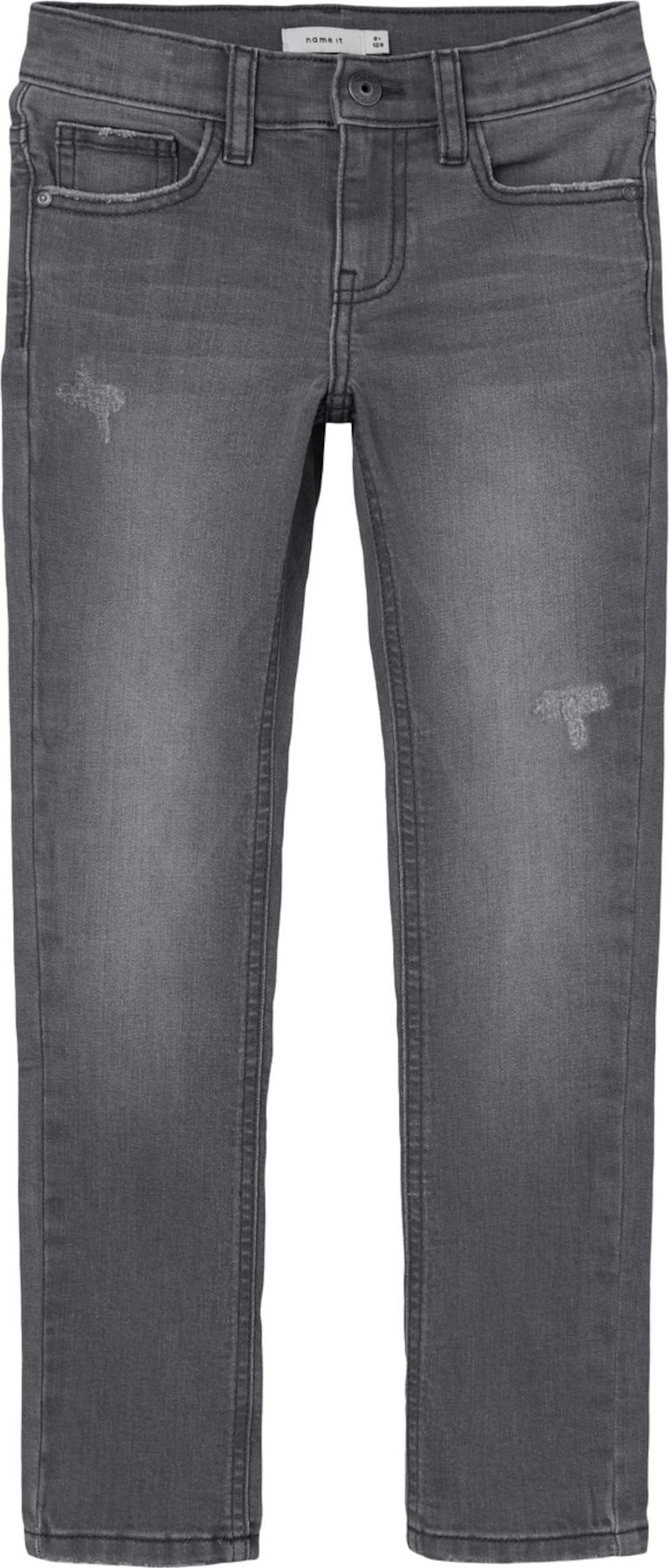 Džíny 'Silas' name it šedá džínová