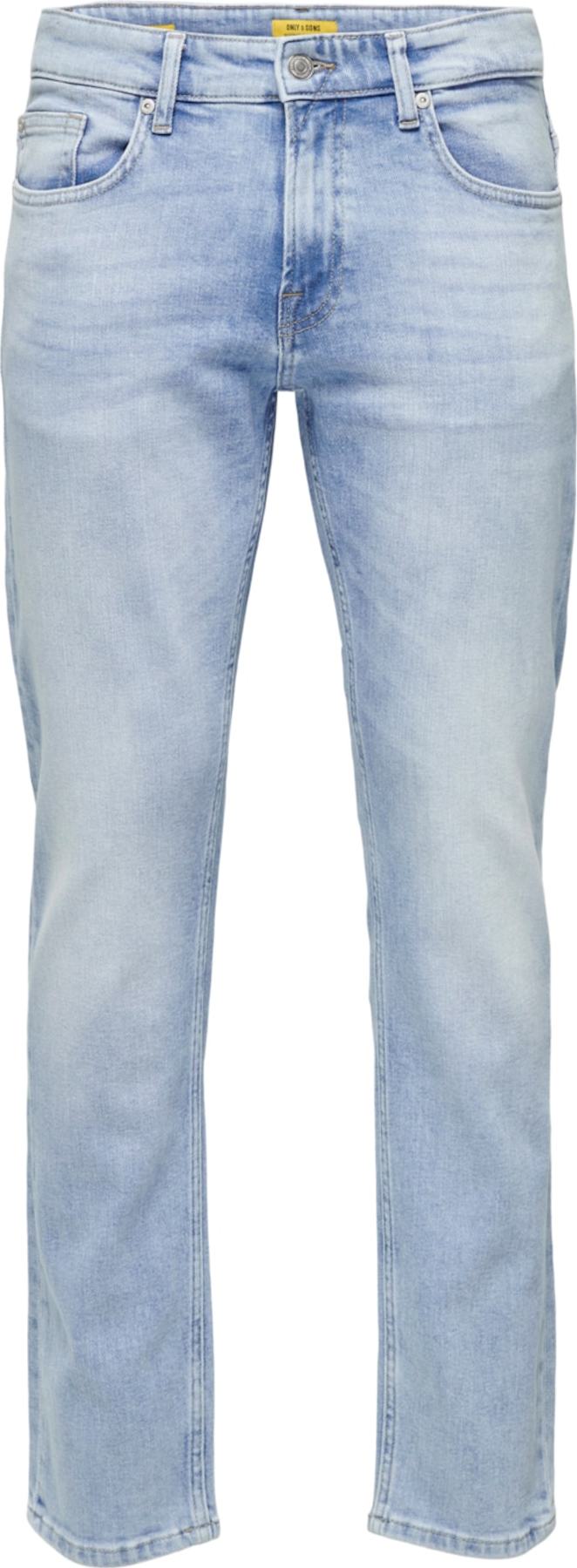 Džíny 'Weft' Only & Sons modrá džínovina
