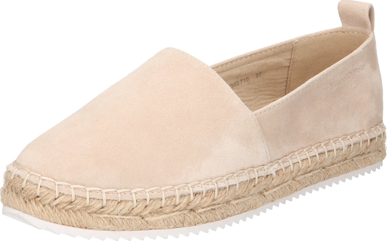 Espadrilky Marc O'Polo světle béžová