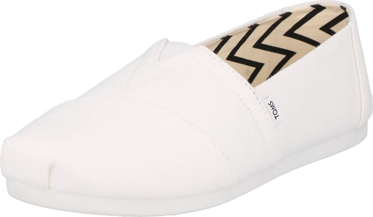 Espadrilky 'Alpargata' TOMS bílá