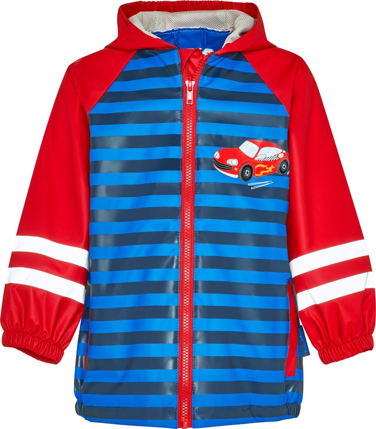 Funkční bunda PLAYSHOES modrá / námořnická modř / žlutá / červená / bílá