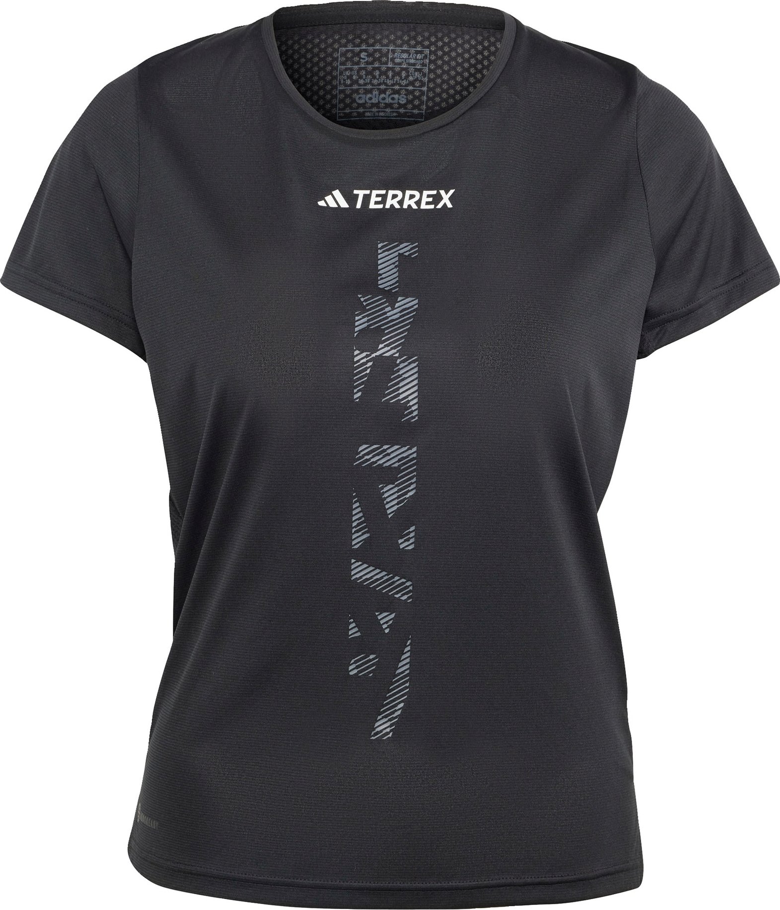 Funkční tričko 'Agravic' adidas Terrex kámen / černá / bílá