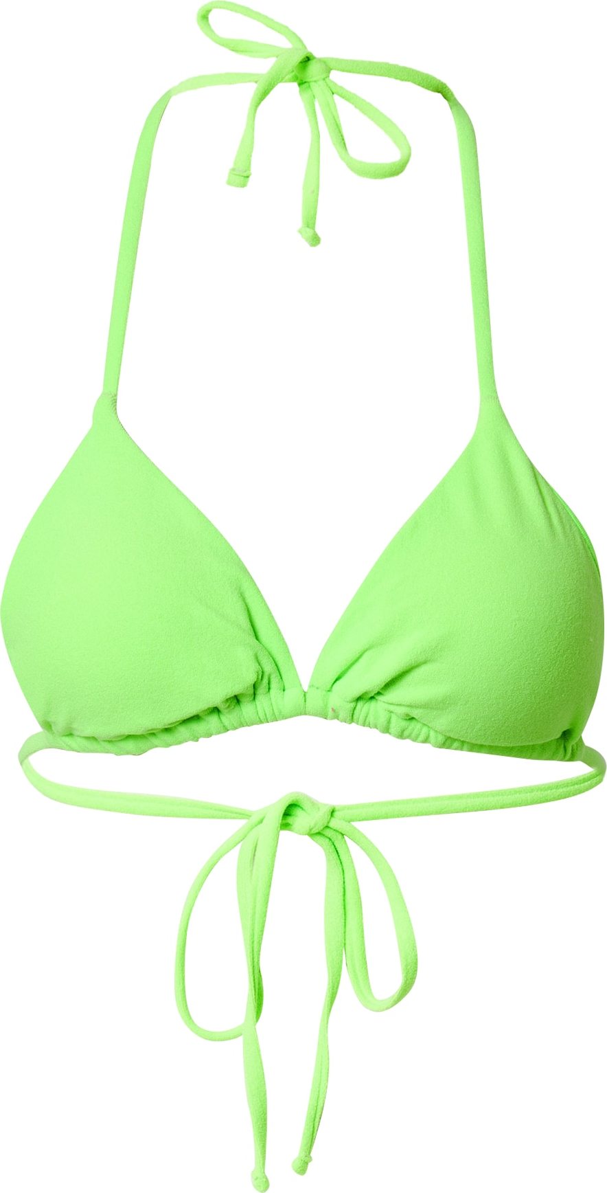 Horní díl plavek NLY by Nelly limetková