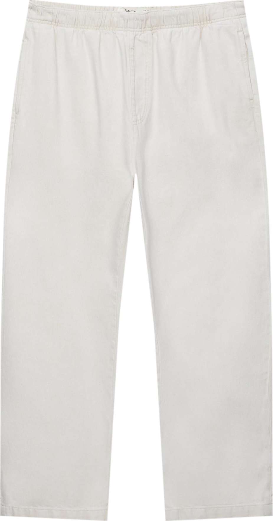 Kalhoty Pull&Bear bílá