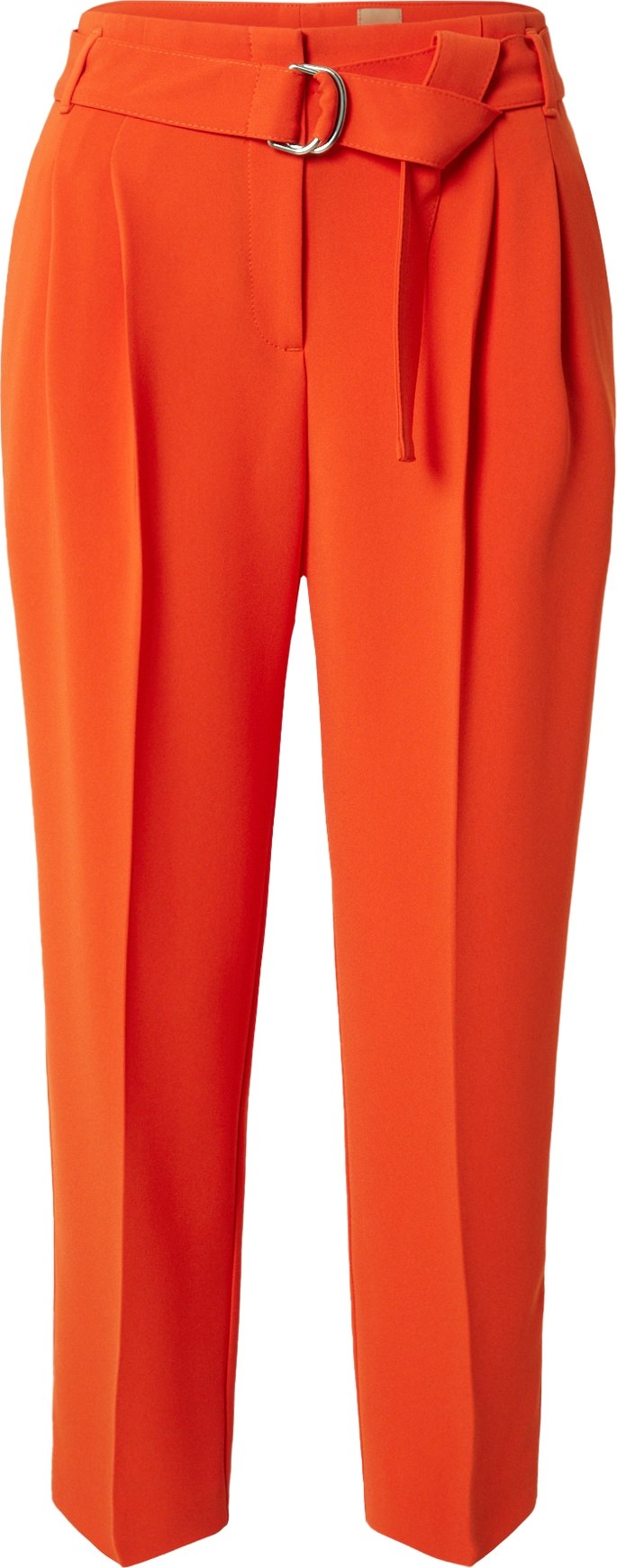Kalhoty se sklady v pase 'Tapiah' BOSS Black tmavě oranžová