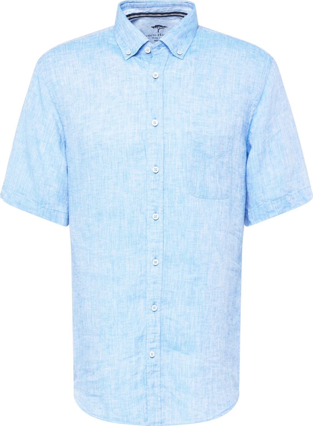 Košile FYNCH-HATTON modrý melír