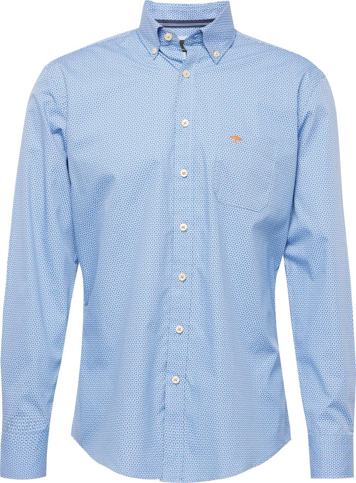 Košile FYNCH-HATTON námořnická modř / oranžová