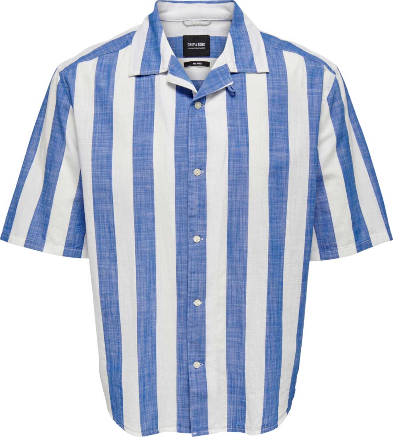 Košile 'Tes' Only & Sons marine modrá / bílá