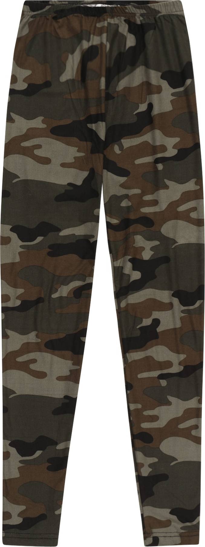 Legíny Urban Classics khaki / jedle / tmavě zelená / černá