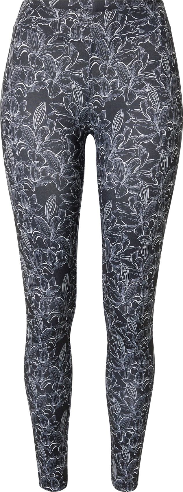 Legíny Urban Classics tmavě šedá / černá / bílá