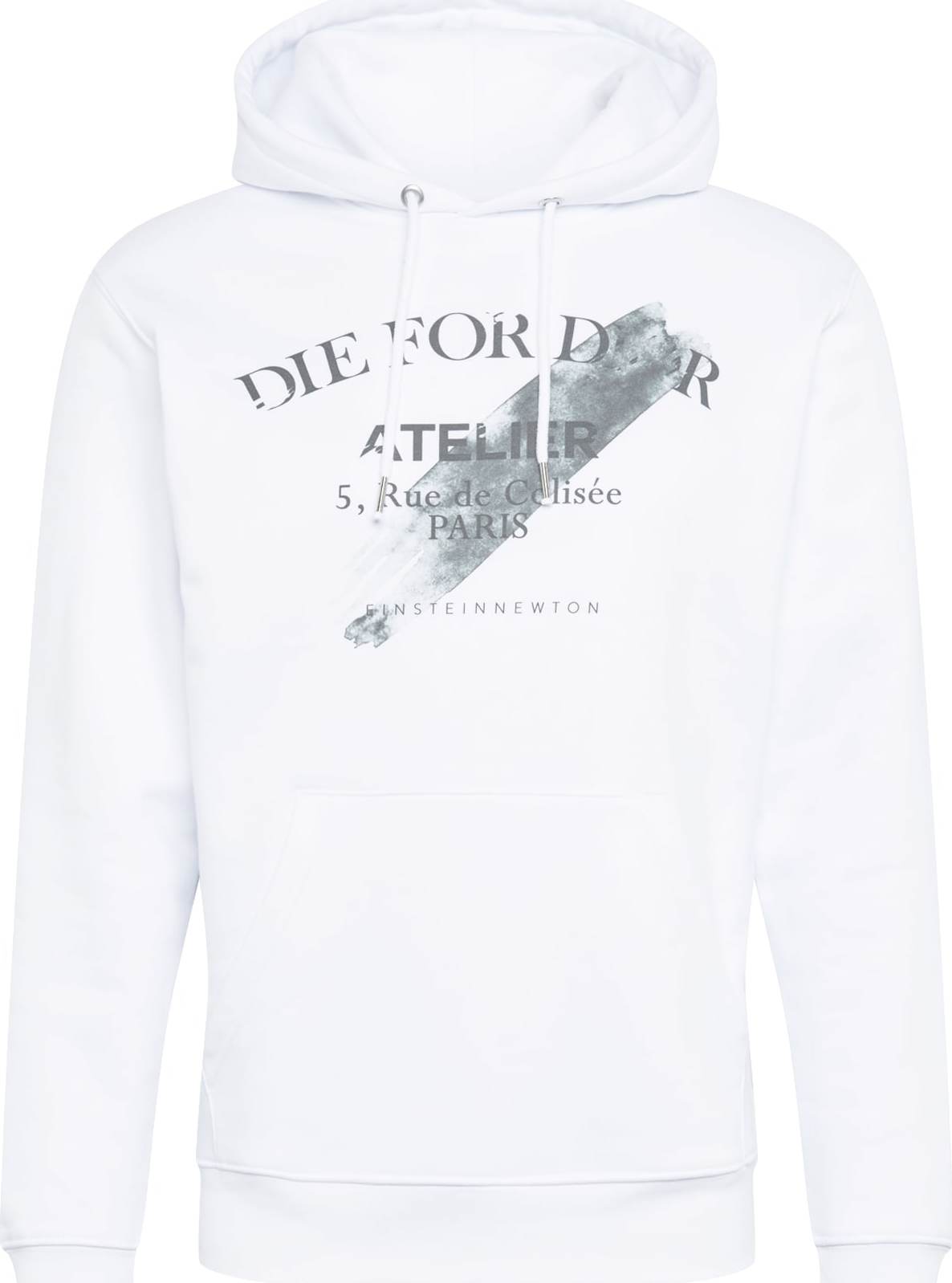 Mikina 'Nico Tin' einstein & newton šedá / černá / bílá